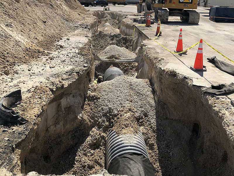 Parking Lot Drainage and Catch Basin Contractor Company Fort Lauderdale